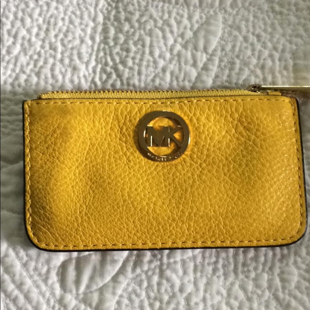 Michael Kors coin purse with key chain